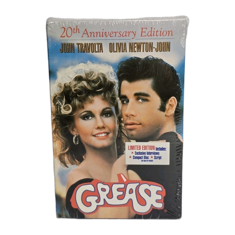 Grease 20th Anniversary Limited‎ Edition VHS John Travolta & Olivia Newton-John